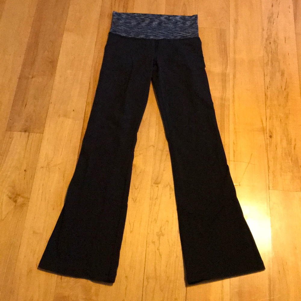Black lululemon yoga pants. Worn once.